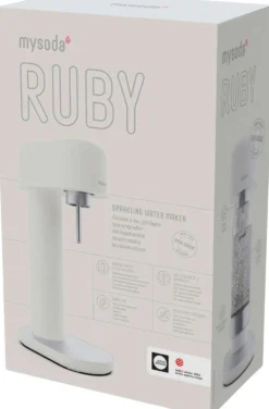 Mysoda Ruby 2 White Silver hiilihapotuslaite