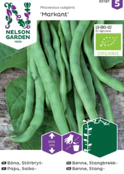 Nelson Garden Basic siemen papu, salko-, Markant, luomu