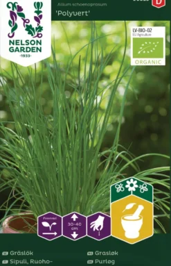 Nelson Garden Premium sipuli, ruoho-, Polyvert, luomu
