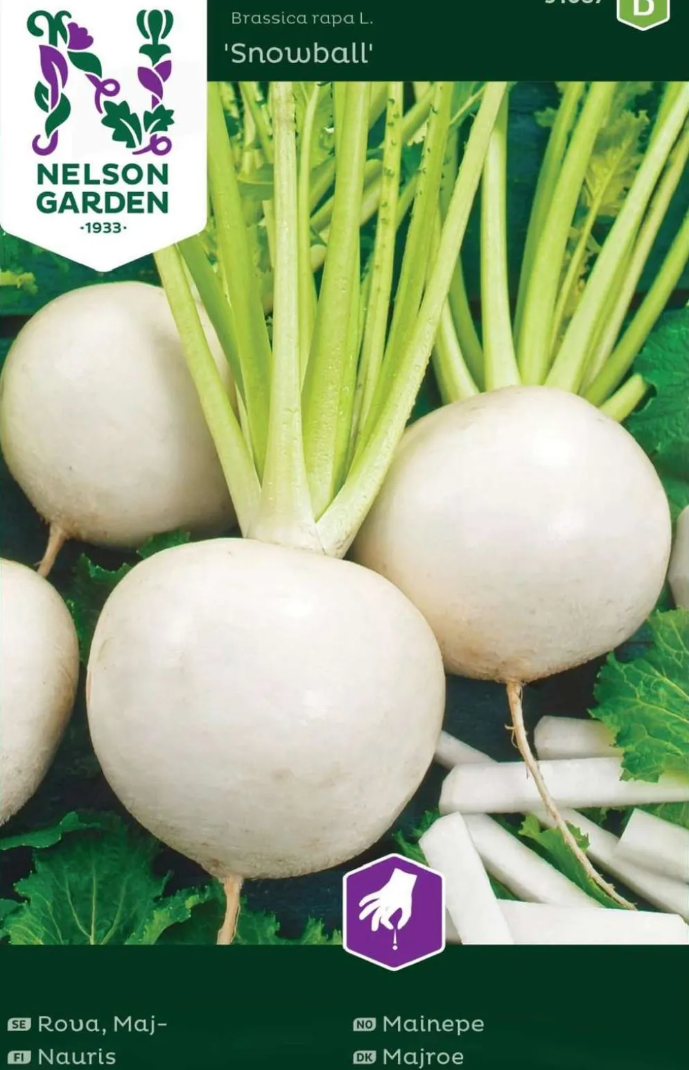 Nelson Garden siemen nauris, Snowball