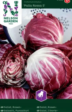 Nelson Garden siemen salaatti, sikuri, puna-, Palla Rossa 5