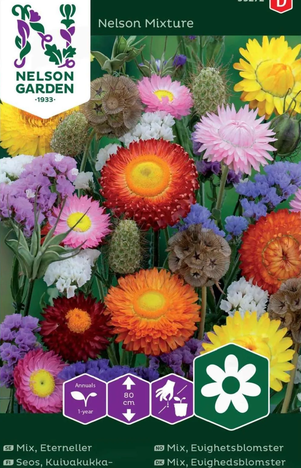 Nelson Garden siemen seos, kuivakukka-