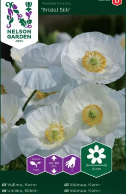 Nelson Garden siemen unikko, silkki-, Bridal Silk