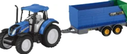 New Holland T5 -traktori ja kippikärry 1:32