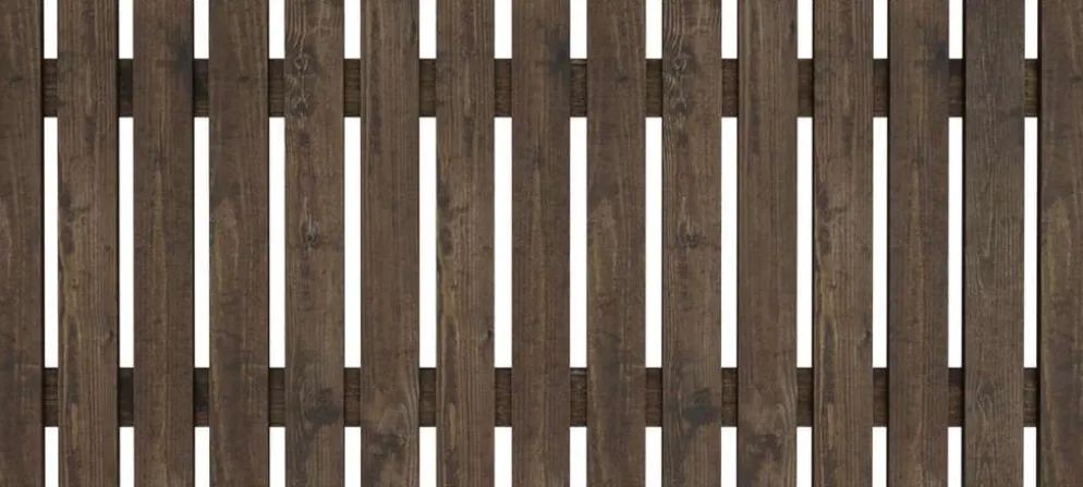 Näkösuoja-aita, pysty laudoitus, tumman harmaa, 183x80x3,3cm