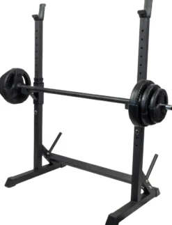 Nordcore Half Rack 107X60X150 Cm, Musta
