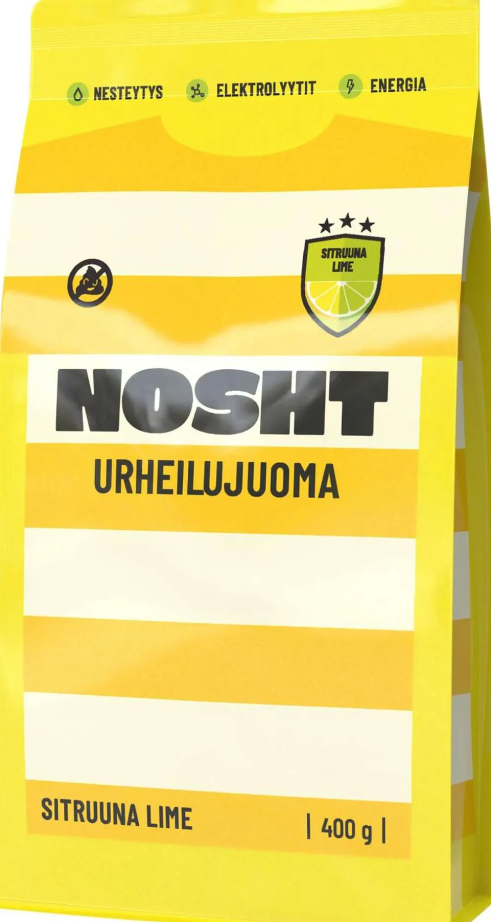 Nosht Urheilujuomajauhe Sitruuna Lime 400g