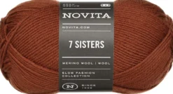 Novita lanka 7 Sisters 100g kinuski 666