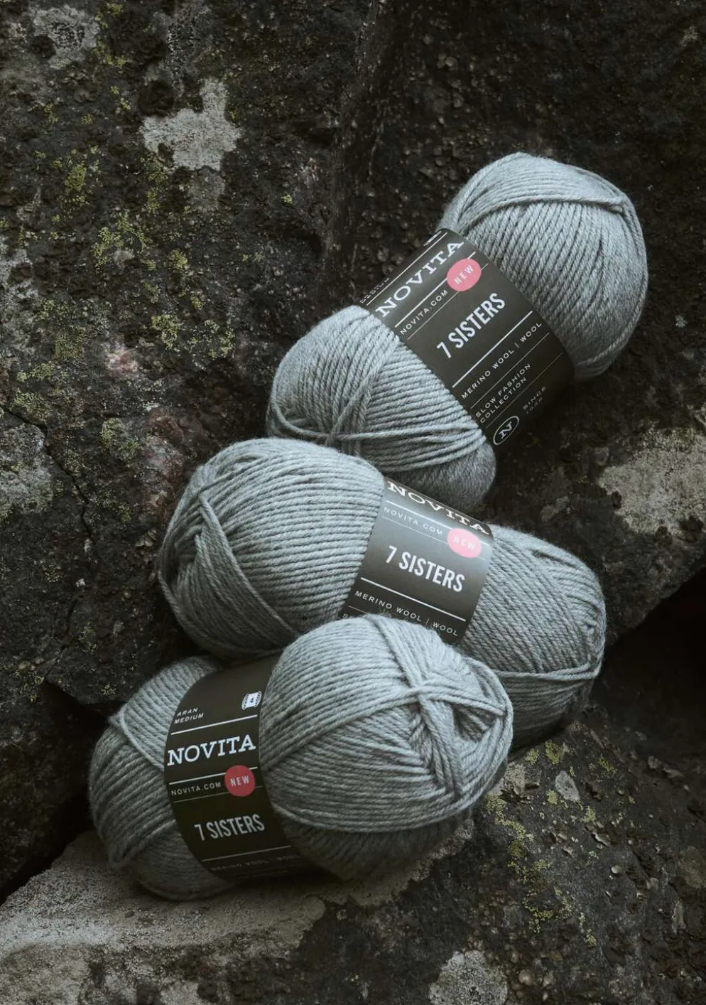Novita lanka 7 Sisters 100g kinuski 666