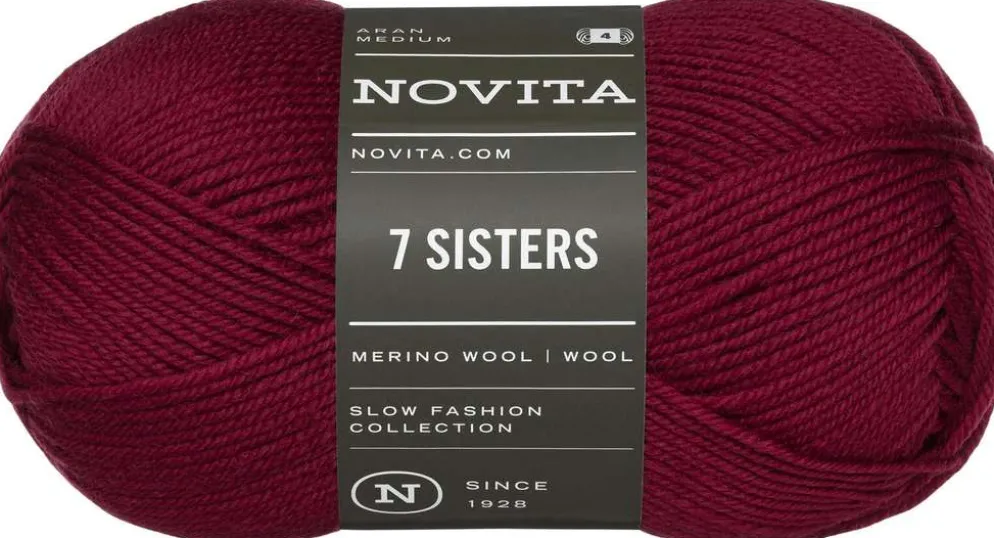 Novita lanka 7 Sisters 100g kirsikka 570