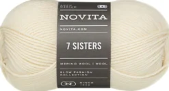 Novita lanka 7 Sisters 100g luonnonvalkoinen 010