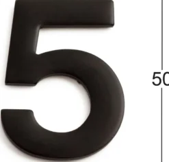 Numero 5 50mm musta rst