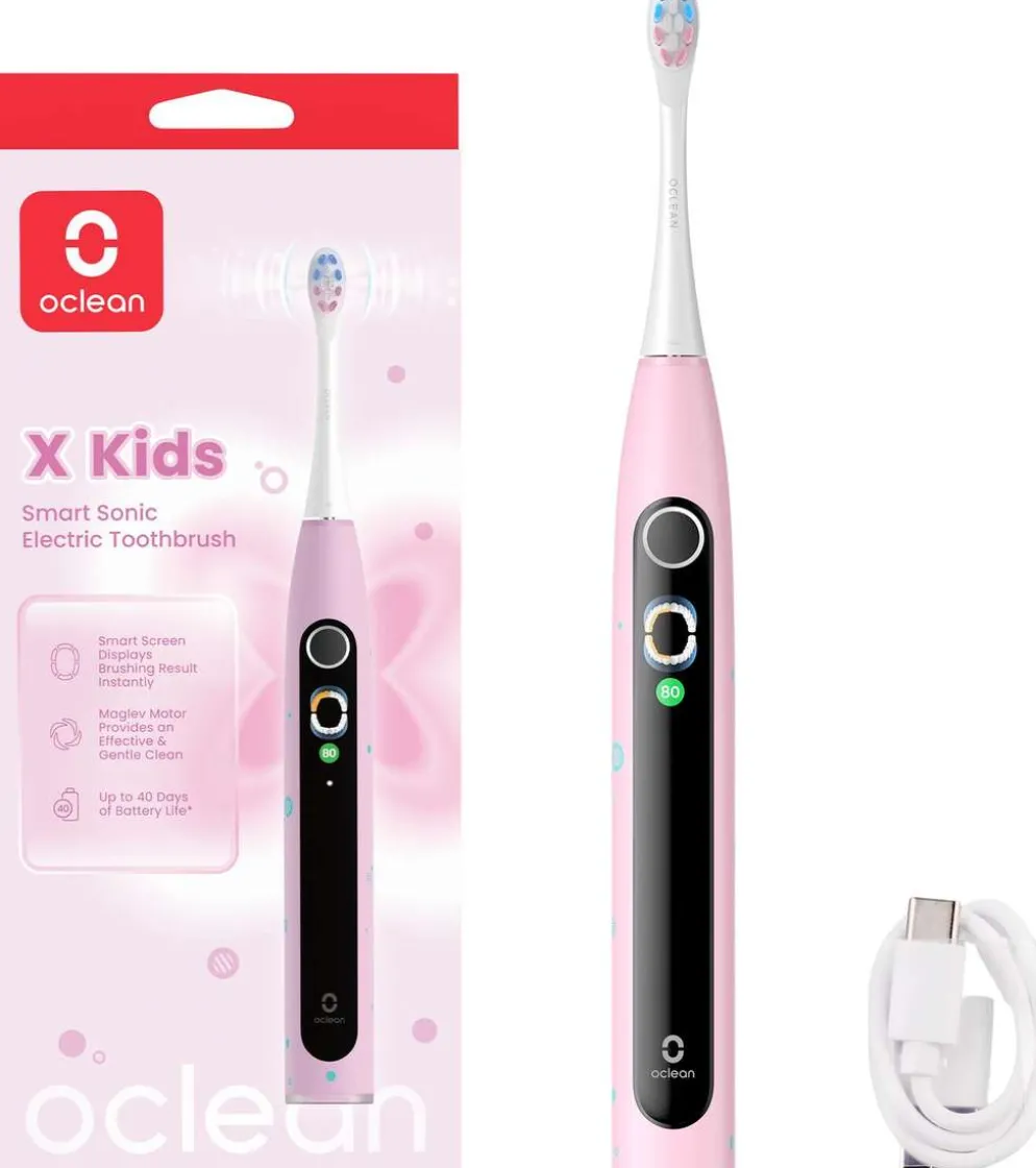 Oclean sähköhammasharja X Kids Set pinkki C01000777