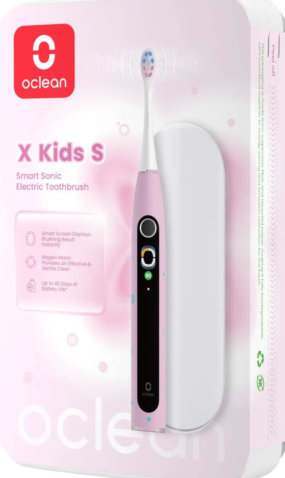 Oclean sähköhammasharja X Kids Set pinkki C01000777