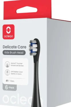 Oclean X Kids harjaspää musta 6 kpl C04000394