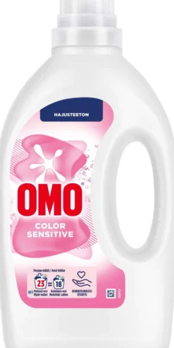 Omo Color Sensitive nestemäinen pyykinpesuaine Hajusteeton 920 ml 23 pesua