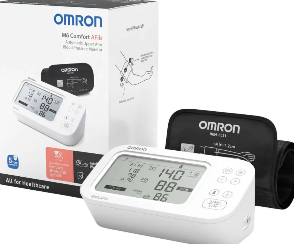 Omron verenpainemittari M6 Comfort AFib