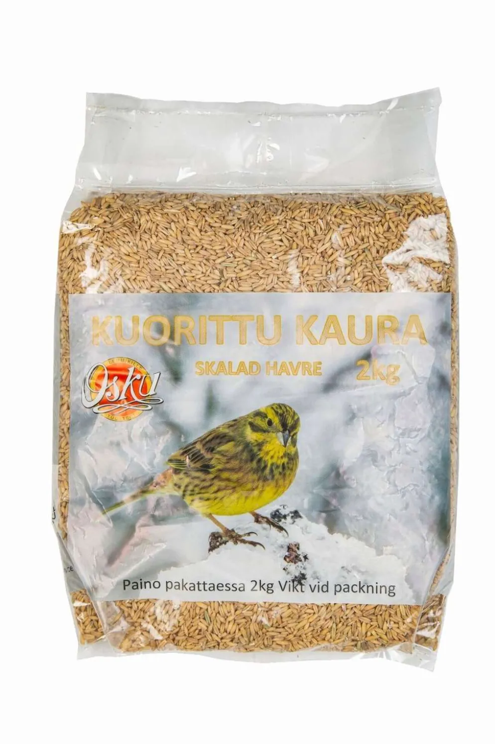 Osku 2 kg kuorittu kaura ulkolinnuille