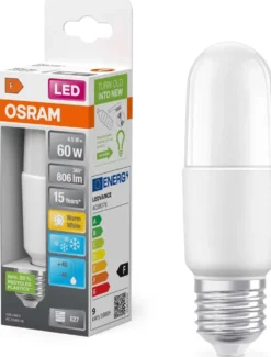 OSRAM LED-pakkaslamppu Star Stick 8W 806lm 2700K E27 muovi