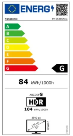 Panasonic 55" 4K UHD OLED TV TV-55Z85AEG