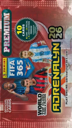 Panini Fifa 365 Adrenalyn XL Premium packet -Special Edition -keräilykortit 2026 Nordic Edition keräilykortit