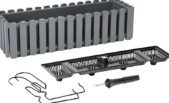 Parvekelaatikko Boardee Fencycase 58cm harmaa