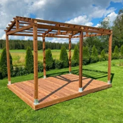 PatioN°rd Harju pergola 3x3 valokatteella