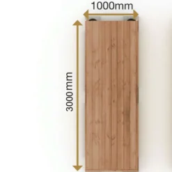 PatioN°rd Havu valmisterassi 1x3 kestopuu
