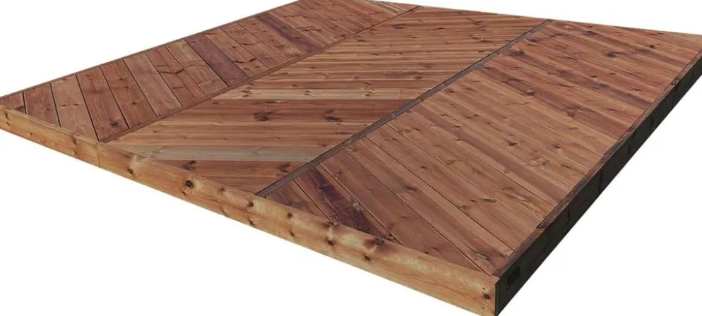 PatioN°rd Kaiku valmisterassi 3x3 kestopuu