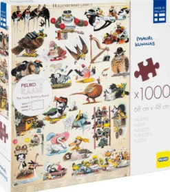 Peliko Mauri Kunnas palapeli 1000 palaa hullunkuriset linnut