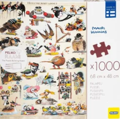 Peliko Mauri Kunnas palapeli 1000 palaa hullunkuriset linnut