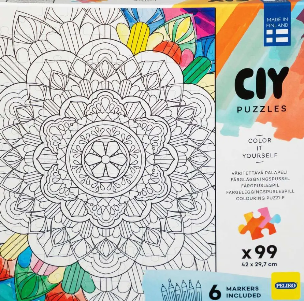 Peliko palapeli Color it Yourself 99 palaa tussit