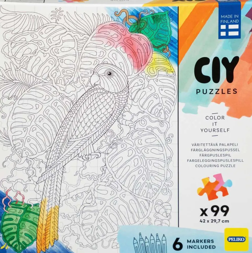Peliko palapeli Color it Yourself 99 palaa tussit