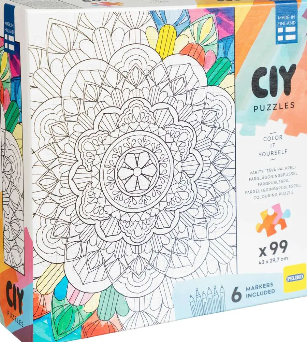 Peliko palapeli Color it Yourself 99 palaa tussit