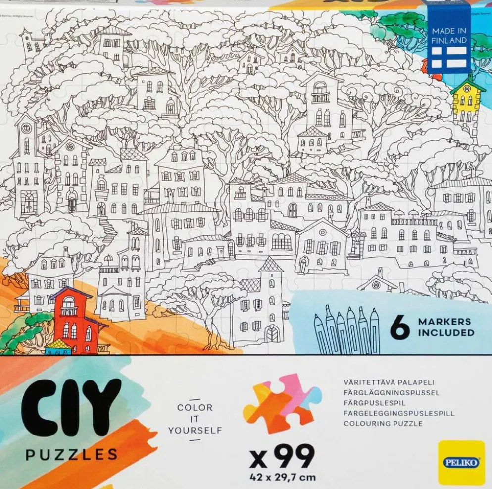 Peliko palapeli Color it Yourself 99 palaa tussit
