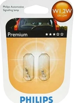 Philips autolamppu 12V 1,2W 2 kpl