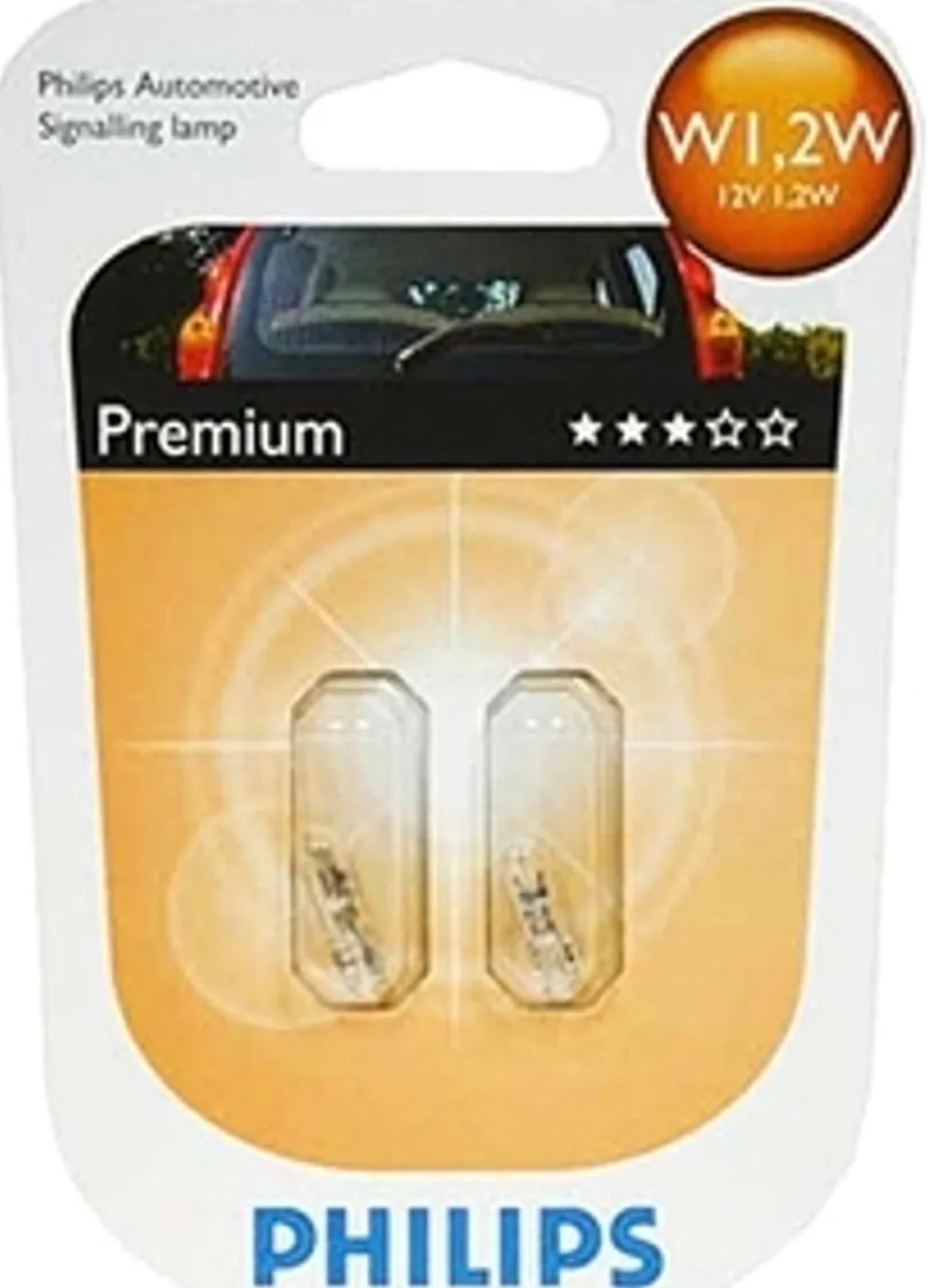 Philips autolamppu 12V 1,2W 2 kpl