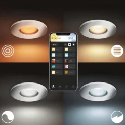 Philips Hue Adore -upotettava kohdevalo kylpyhuoneeseen 4.2W 2200-6500K 400LM 3 kappaletta