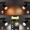 Philips Hue Fugato -kohdevalaisin 4.2W 2000-6500K 800LM musta