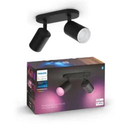 Philips Hue Fugato -kohdevalaisin 4.2W 2000-6500K 800LM musta