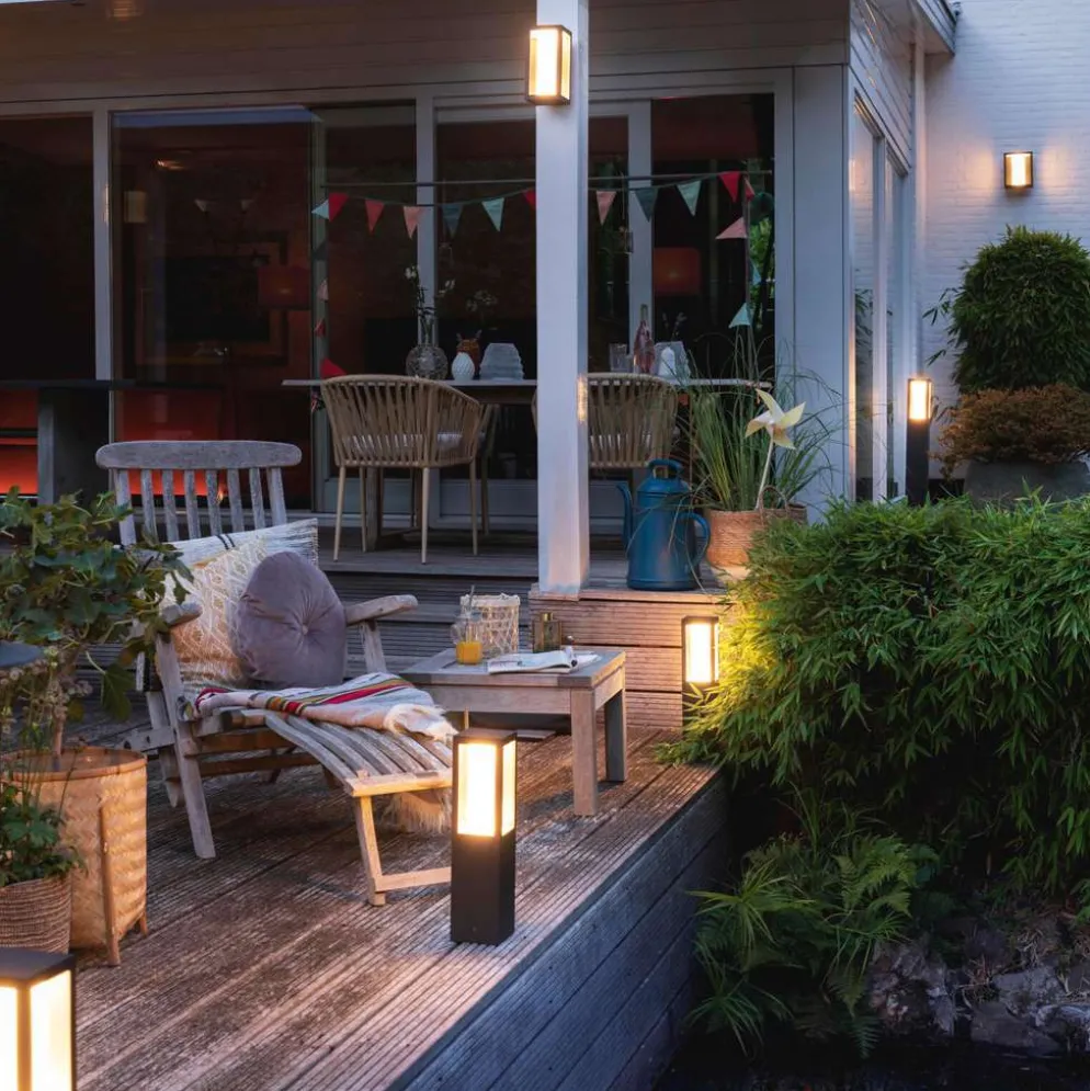 Philips Hue Impress -pylväsvalaisin ulkokäyttöön 16W 2000-6500K 590LM musta