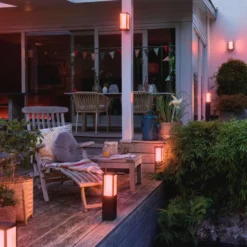 Philips Hue Impress -pylväsvalaisin ulkokäyttöön 16W 2000-6500K 590LM musta