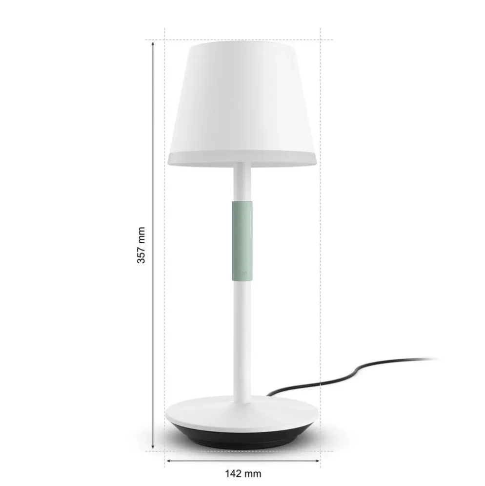 Philips Hue kannettava GO -pöytävalaisin 6W 2000-6500K 530LM valkoinen