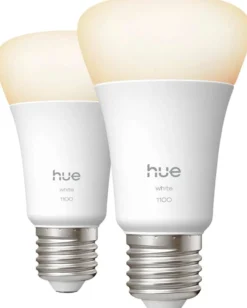 Philips Hue LED-lamppu 9.5W A60 E27 2700K 1100LM valkoinen 2 kappaletta