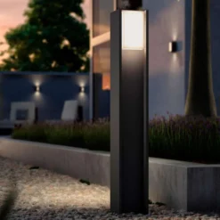 Philips Hue Turaco -pylväsvalaisin 8.1W 1000-20000K 1100LM anthracite säädettävä lämpimästä viileään