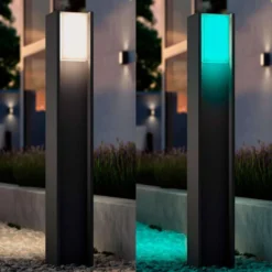 Philips Hue Turaco -pylväsvalaisin 8.1W 1000-20000K 1100LM anthracite säädettävä lämpimästä viileään