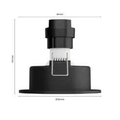 Philips Hue upotettava Centura -kohdevalaisin 4.2W 2000-6500K 400LM regular alumiini