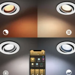 Philips Hue upotettava Centura -kohdevalaisin 4.2W 2000-6500K 400LM regular alumiini