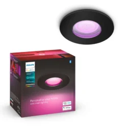 Philips Hue Xamento -upotettu alasvalo kylpyhuoneeseen 4.2W 2000-6500K 400LM musta