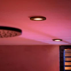 Philips Hue Xamento -upotettu alasvalo kylpyhuoneeseen 4.2W 2000-6500K 400LM musta